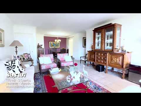 Oportunidade única. Apartamento à venda, 170 m², 3 quartos, vazado na SQS 107 - R$1.450.000,00