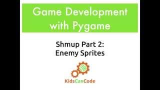 Pygame Shmup Part 2: Enemy Sprites