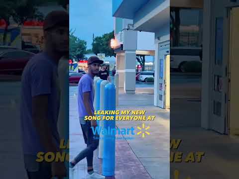 Leaking my bands new song to everyone at walmart