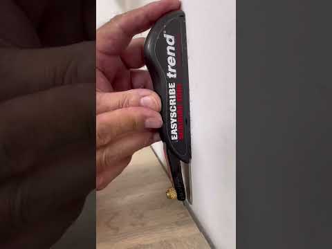 Scribe with Ease 😲 #woodworking #carpentry #scribe #trade #router