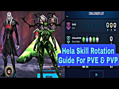 Hela Skill Rotation Guide For PVE & PVP - Marvel Future Fight