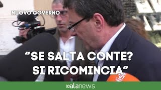 Governo, Giorgetti (Lega): Senza Conte Si ricomincia daccapo