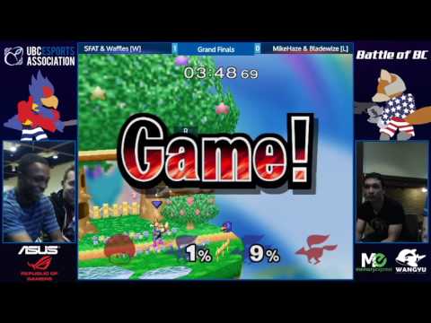 SFAT & Homemade Waffles (Blue) vs. Bladewise & MikeHaze (Red) | SSBM-D GF | BoBC
