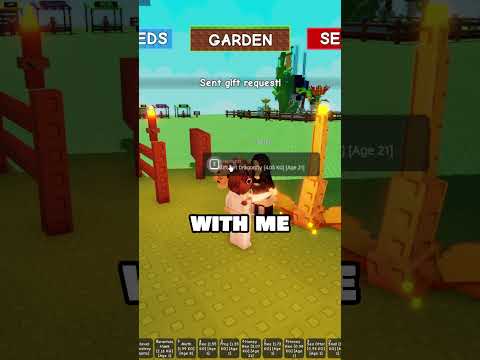 I traded a dragonfly for a hedgehog in Grow a Garden #roblox #growagarden