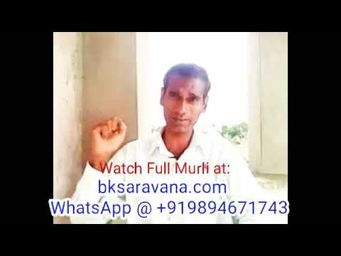 Tamil Murli 15 May 2018 - BK Saravana Kumar