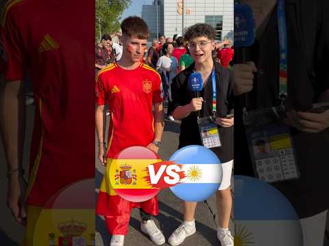 🇪🇸SPAIN VS ARGENTINA🇦🇷 | Who do you prefer? #youtubeshorts #spain #argentina #messi #football