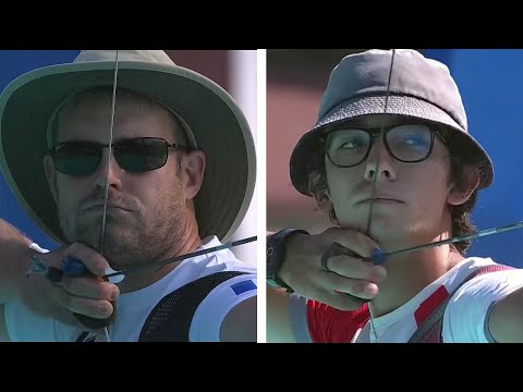 Mete Gazoz v Jean-Charles Valladont – recurve men's gold | 2021 European Olympic qual