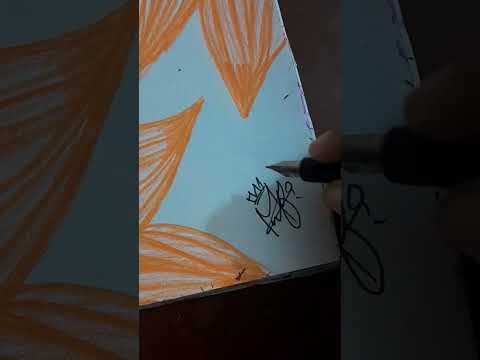 Yellow Flower | Muneeba's Art | #drawing #art #flower #beautiful #yellow