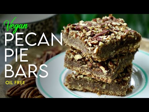 Skip the pie and make these scrumptious Vegan Pecan Pie Bars instead!