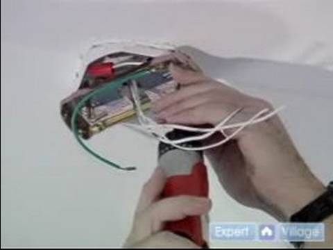 How to Install a Ceiling Fan : Mounting Brackets for a...