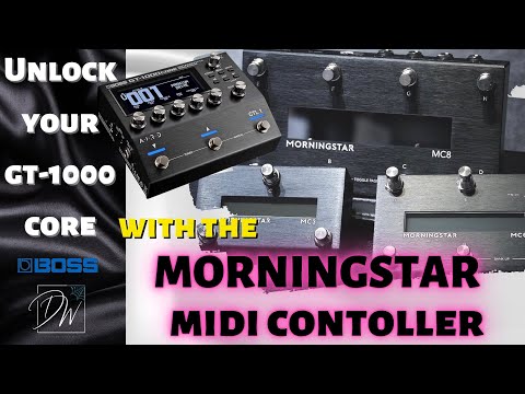 Using A Midi Controller With BOSS GT1000-CORE - Morningstar MC8