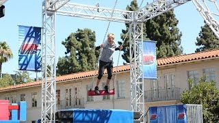 Ellen Takes on 'American Ninja Warrior'