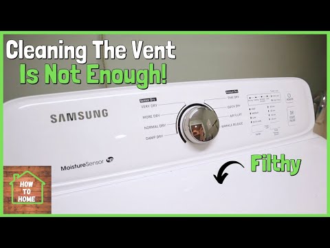 How To Clean The Lint Out of a Dryer | Simple Dryer Vent Cleaning is Not Enough!