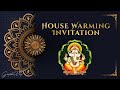 Housewarming Invitation Griha Pravesh Invitation Video Graphixity