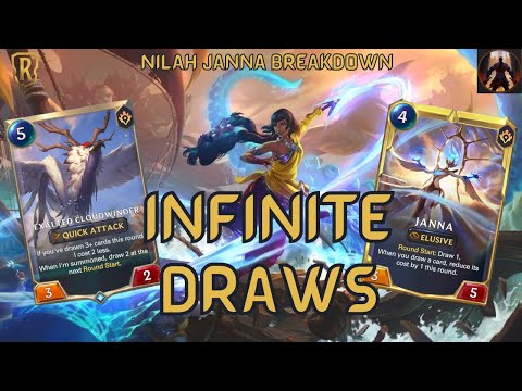 Never Run Out Of Cards With Janna Nilah, The Best Deck In Standard | Legends of Runeterra
