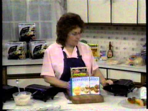Snackmaster infomercial with Cathy 1990 Pt. 1