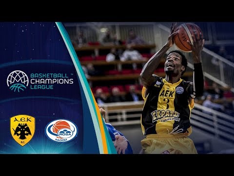 AEK v Rosa Radom - Full Game - Basketball Champions League