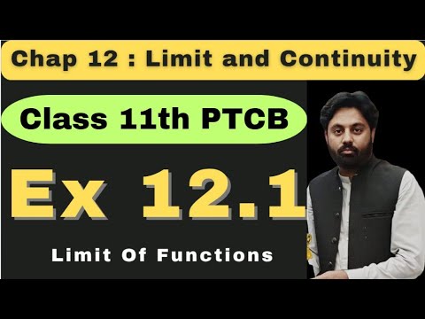Exercise 12.1 Chapter 12 Class 11 Math New Book 2025 | Punjab Board  | Limit Of Functions  