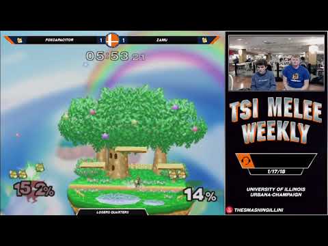 [The Smashing Illini] FoxCapacitor (Green Fox) vs. Zamu (White Fox) SSBM Singles LS