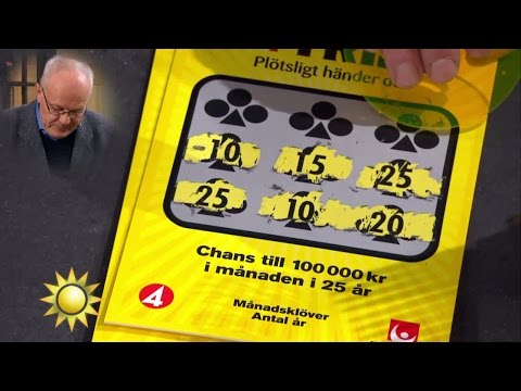 Dagens triss: "Tänkte att pensionen skulle öka lite" - Nyhetsmorgon (TV4)