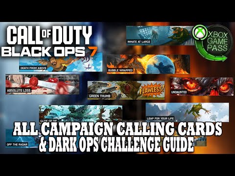 COD Black Ops 7 Guide | ALL Campaign & Dark Ops Calling Cards Challenge Guide