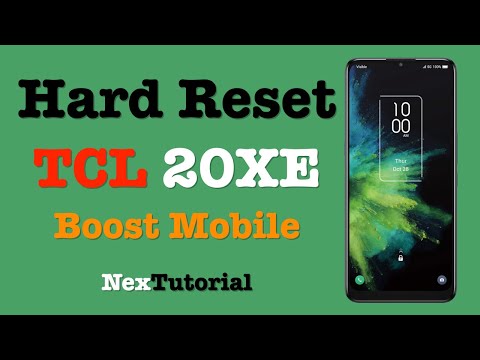 How to Factory Reset TCL 20XE | Hard Reset TCL 20XE Boost Mobile | NexTutorial