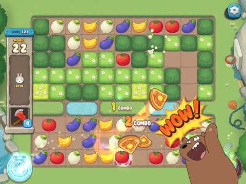 We Bare Bears - Match3 Repairs - Level 121 (by match3news.com)