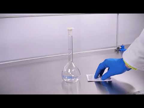 130/A/250 Glassco, Volumetric Flask, Class A, Plastic Stopper, ISO 1042 With Batch Certificate, Borosilicate Glass Unboxing