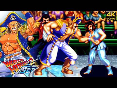 World Heroes 2 Jet - Captain Kidd (Arcade / 1994) 4K 60FPS
