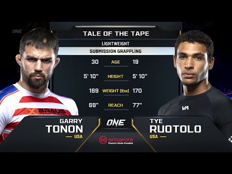 Garry Tonon vs. Tye Ruotolo | ONE Championship Full Fight
