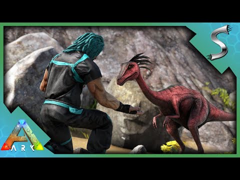 I FINALLY TAMED MY FIRST DINOSAUR! - Modded ARK The Hunted [E3]