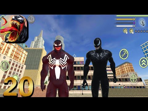 Amazing Super Venom Spiderman Rope Hero - Mafia World #20 Android Gameplay