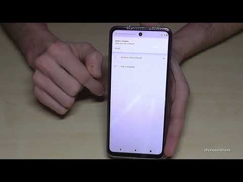 Motorola moto G31/G41/G51/G71: How to change the language?