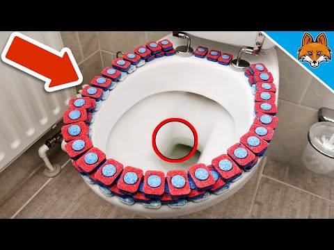 Wirf einen GESCHIRRSPÜLTAB in die TOILETTE und STAUNE WAS PASSIERT💥(Überraschend)🤯