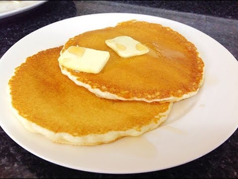 Pancakes Recipe - Light and Fluffy Pancakes by (HUMA IN THE KITCHEN)