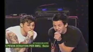 Good Charlotte Simple Plan &quot;Just Wanna Live/Lifestyle Of Rich And Famous&quot; Live MTV Asia Aid 2/03/05