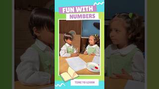 Thumb printing fun! Kids made colorful prints counting numbers. Math + art = joy! #MathFun
