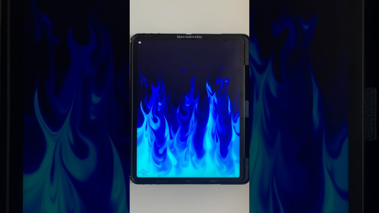 Drawing fire #shorts #digitalart #cute #procreate #ipad #easy #drawing #abstractart #wallpaper #love