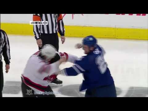 Andrew Peters vs Colton Orr Mar 18, 2010