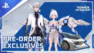 Tower of Fantasy  - Trailer des packs exclusifs de précommande - 4K | PS5, PS4