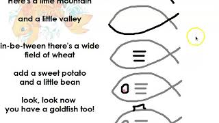 Japanese fish drawing directions