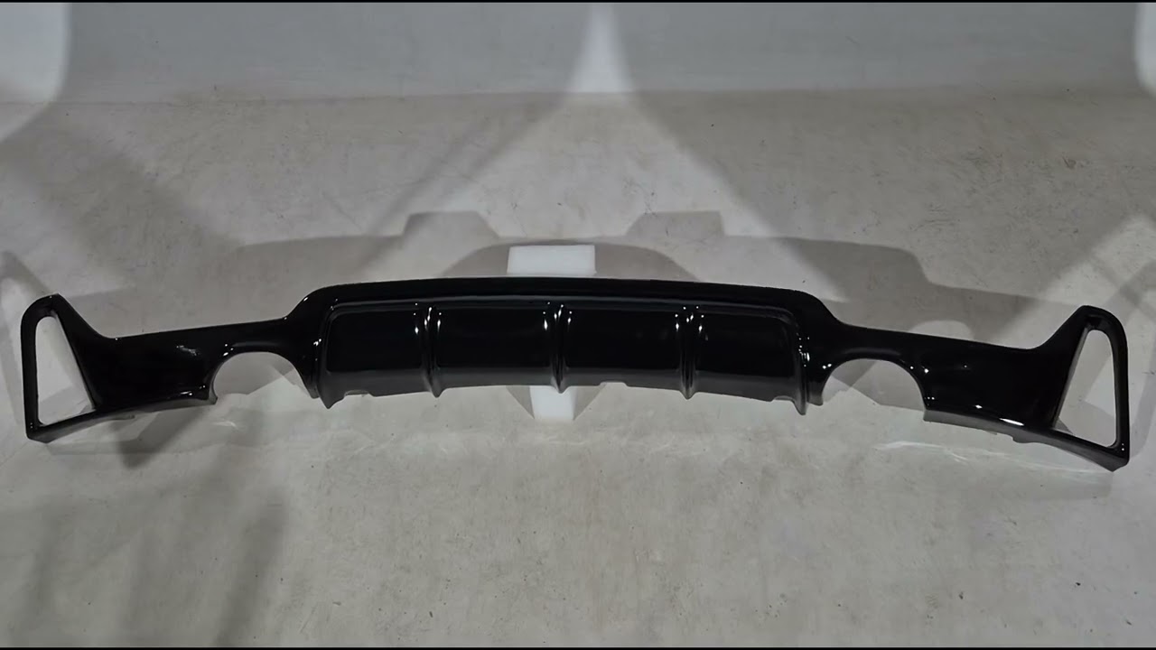 Задний диффузор DPT V-1 (для M-Performance, Черный Глянец) Video 1