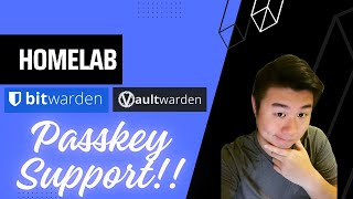 Homelab Series - Stop using Passwords! Bitwarden/Vaultwarden Now Supports Passkeys - Demo