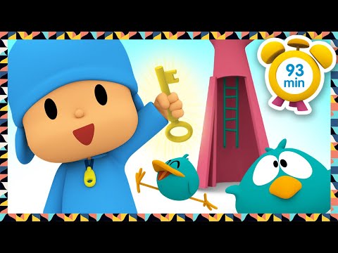 🔑POCOYO ENGLISH - What does this master key open? [93 min] Full Episodes VIDEOS & CARTOONS for KIDS