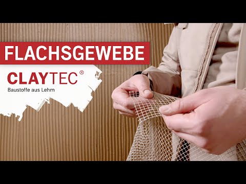 CLAYTEC Anwendungsvideo: Flachsgewebe
