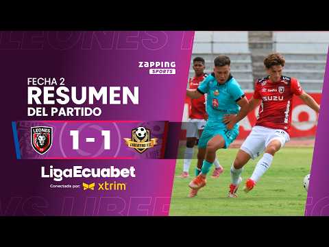 Leones FC 1 - 1 Libertad FC / Fecha 2 / Liga Ecuabet conectada por Xtrim 2026