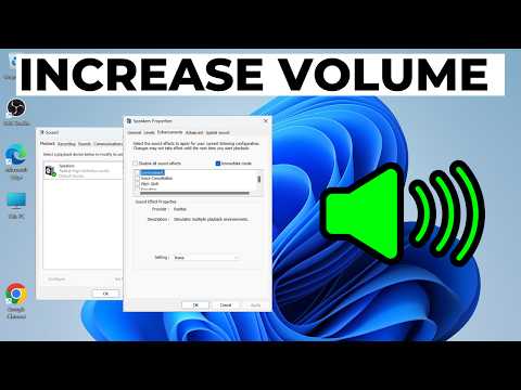 How to Increase Speaker Volume in Windows 11 Laptop