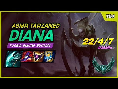 Tarzaned Diana vs Nunu ASMR | Tarzaned Smurfing Low-ELO | League of Legends Sounds to Sleep To