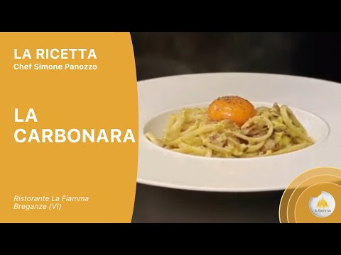 Spaghetti alla Carbonara con Tuorlo d'uovo CRUDO | Ristorante La Fiamma