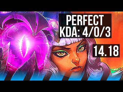 VEL'KOZ vs QIYANA (MID) | 4/0/3, 800+ games | EUW Master | 14.18